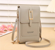 Women's Crossbody Shoulder Bag Transparent Multifunctional Touch Screen Phone Bag