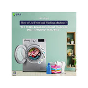 SPJ 10Kg Front Load Fully Automatic Washing Machine -Grey