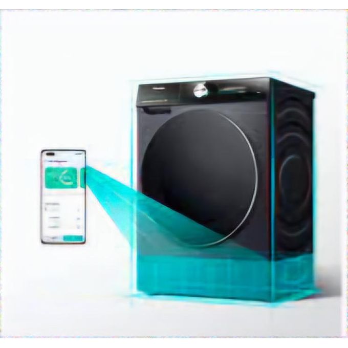 Hisense 12kg front loading washing machine new model Gray