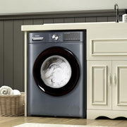 Chiq 10kg Front Load Automatic Washing Machine - Dark Silver (2 YRS WRNTY)
