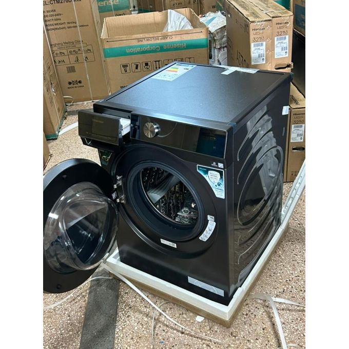 Hisense 12kg front loading washing machine new model Gray