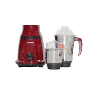 Sonashi Mixer Grinder, Chopper, Blender - SB-196 Made In India - Red (1 YR WRNTY)