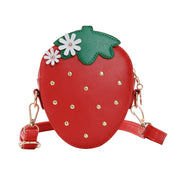 Strawberry shape messenger bag coin purse