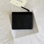 Cowhide Palm Zipper Wallet European And American