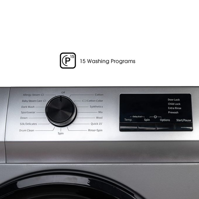 Hisense 8kg Automatic Front Loading Washing Machine - (3Yrs Wrnty)