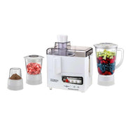 Sonashi Juicer Blender with Mincer & Grinder Mill - SJB-307 4-In-1 - White (1YRS WRNTY)