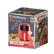Hoffmans HM-6018, 6 Liter Oil Free Air Fryer With Touch Screen - Multicolor