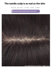 Women's Natural Fashion Mid-length Wig