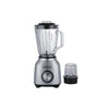 Global Star 1.5Litres 2 In 1 Stainless Steel And Glass Jar Blender GS-Y88, Silver (1YRS WRNTY)