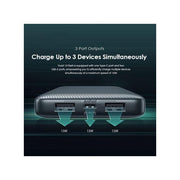 Oraimo Toast 15 Flash 10000mAh Slim Portable Power Bank Up to 3X Faster Charging