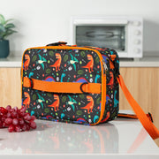 Crossbody Children Cartoon Lunch Bag Oxford Cloth Color Student Thermal Bag