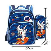Boys And Girls Backpack Cartoon To Reduce The Burden