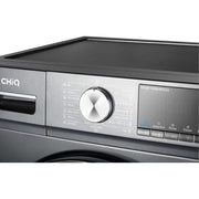 Chiq 10kg Front Load Automatic Washing Machine - Dark Silver (2 YRS WRNTY)