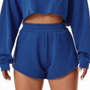 Knit Sporty Street Style Baggy Shorts