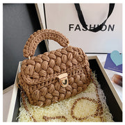 Homemade Diy Material Crochet Hand Messenger Bag