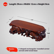 Solid Wood Ornament Base Can Be Carved With Grooves