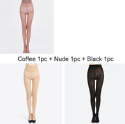 Sexy High Elastic Belly Mask Horse Oil Socks Steel Stockings