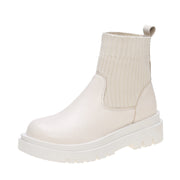 Autumn And Winter Knitted Socks Boots British Style