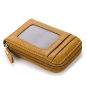 Organ Card Holder Korean Style Cowhide Card Holder