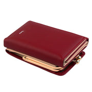 Leather female coin purse