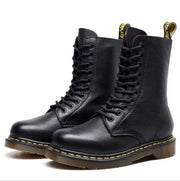 Pentagram Cross Straps Side Zipper Thick-soled Boots