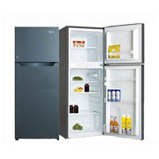 Roch 175 Liters Double Door Top Freezer Defrost Fridge -Silver(2YRS WRNTY)