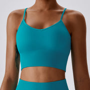 Seamless Knitted Thread Yoga Suit