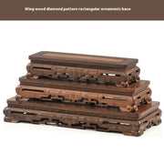 Rosewood Square Table Base Crafts Ornaments