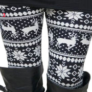 Fashion Women's Leggings Pants Print High Waist Leggings Happy Christmas Party Long Pants 18 Color Ladies Xmas Trousers