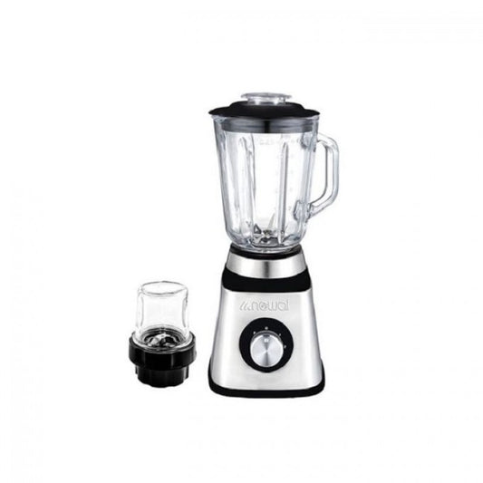 Newal 1.5L NWL 3047 Glass Jar Ice Crushing Blender - Silver, Black