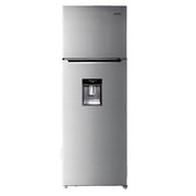 Chiq 270 Liters Water Dispenser Double Door Defrost Refrigerators Silver (3YRS WRNTY)