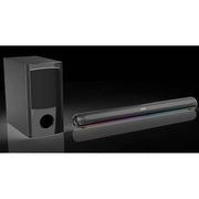 Global Star 2.1-Channel Sound Bar With Wireless Subwoofer P.M.P.O 800Watts GS-B-plus- Black