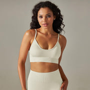 Seamless Knitted Quick-drying Yoga Vest Camisole For Women