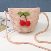 Korean girl cute cherry purse summer