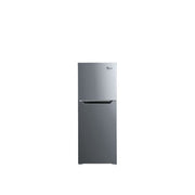 Roch 175 Liters Double Door Top Freezer Defrost Fridge -Silver(2YRS WRNTY)