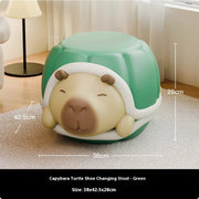 Cute Capibala Creative Porch Shoe Stool Home Living Room Floor Decoration