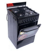 Blueflame 50 X 50Cm 3 Gas + 1 Electric Plate Cooker With Electric Oven C5031E-B ( Made In Turkey ) - (3 YRS WRNTY)