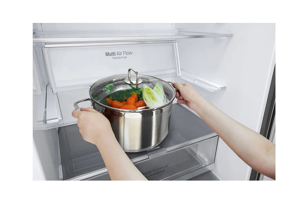 LG 462L Liters  Bottom Freezer Refrigerator GC-B569NQCM - Silver