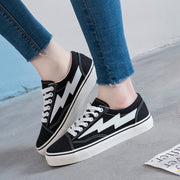 Flat bottom hook sports lightning cloth shoes