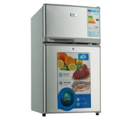 ADH 130L Double Door Refrigerator – Silver