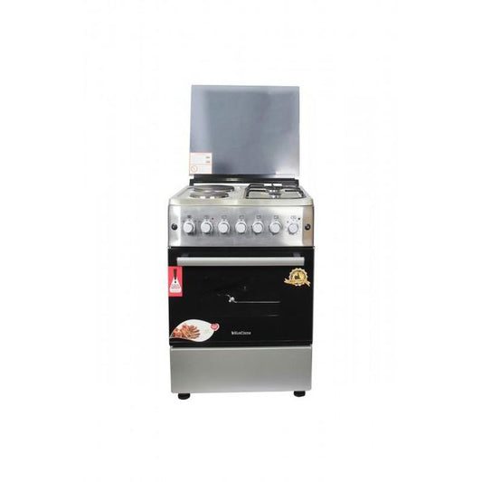 BlueFlame 60x60cm 2 Gas 2 Electric Cooker with Electric Oven S6022ERF-IP