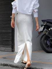 Women's Fashionable High Waist Figure Flattering Sheath Skirt