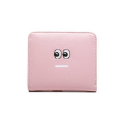 Photoprinted Leather Goods Mini Small Purse Female Short Style Folding Student Money Clip