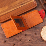 Personalized Dollar Wallet Men's Two-fold Buckle Multiple Card Slots Wallet Purse