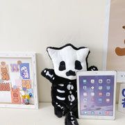Cartoon Cute Children's Black Plush Backpack
