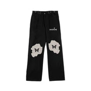Washed Straight Loose Casual Jeans For Men And Women
