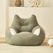 Solid Color Removable And Washable Teddy Hair Beanbag Cover