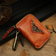 Handmade Cowhide Men's Leather Key Bag Personality