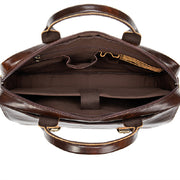 Men's Crosswise Handbag In Real Cowhide Leather