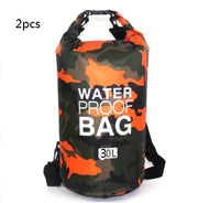 Outdoor Waterproof Bag Camouflage Polyester Double Shoulder Waterproof Bag Portable Beach Backpack